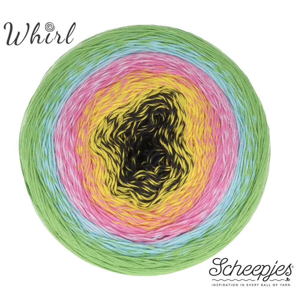 Scheepjes Cotton Whirl - 723 Cyber Sunrise