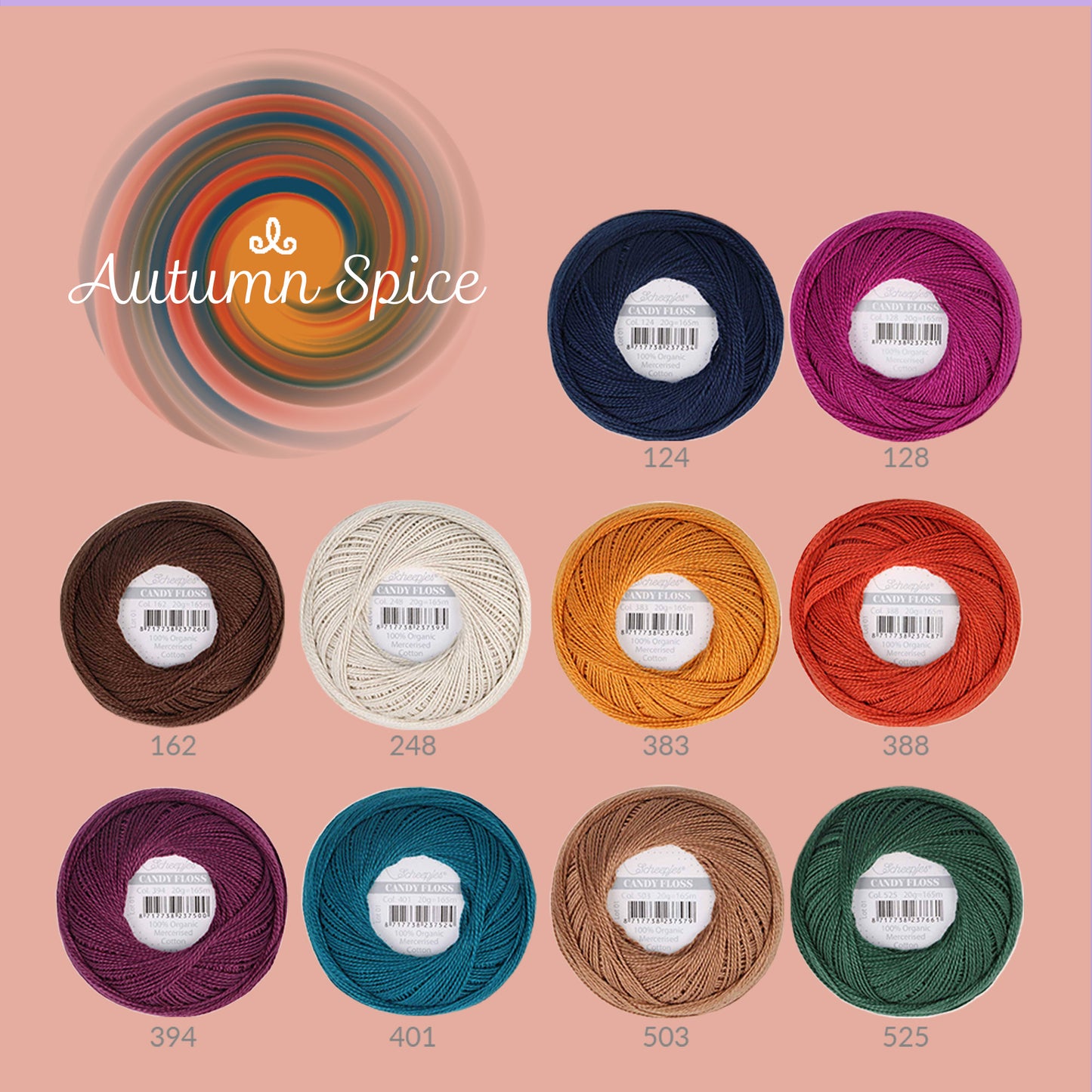 Scheepjes Candy Floss Colour Pack - Autumn Spice