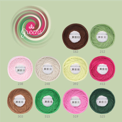 Scheepjes Candy Floss Colour Pack - Greens