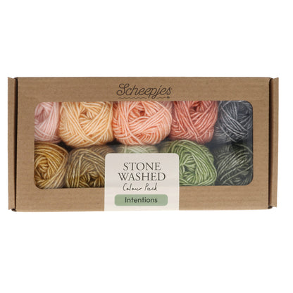 Scheepjes Stone Washed Colour Pack - Intentions