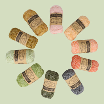 Scheepjes Stone Washed Colour Pack - Intentions