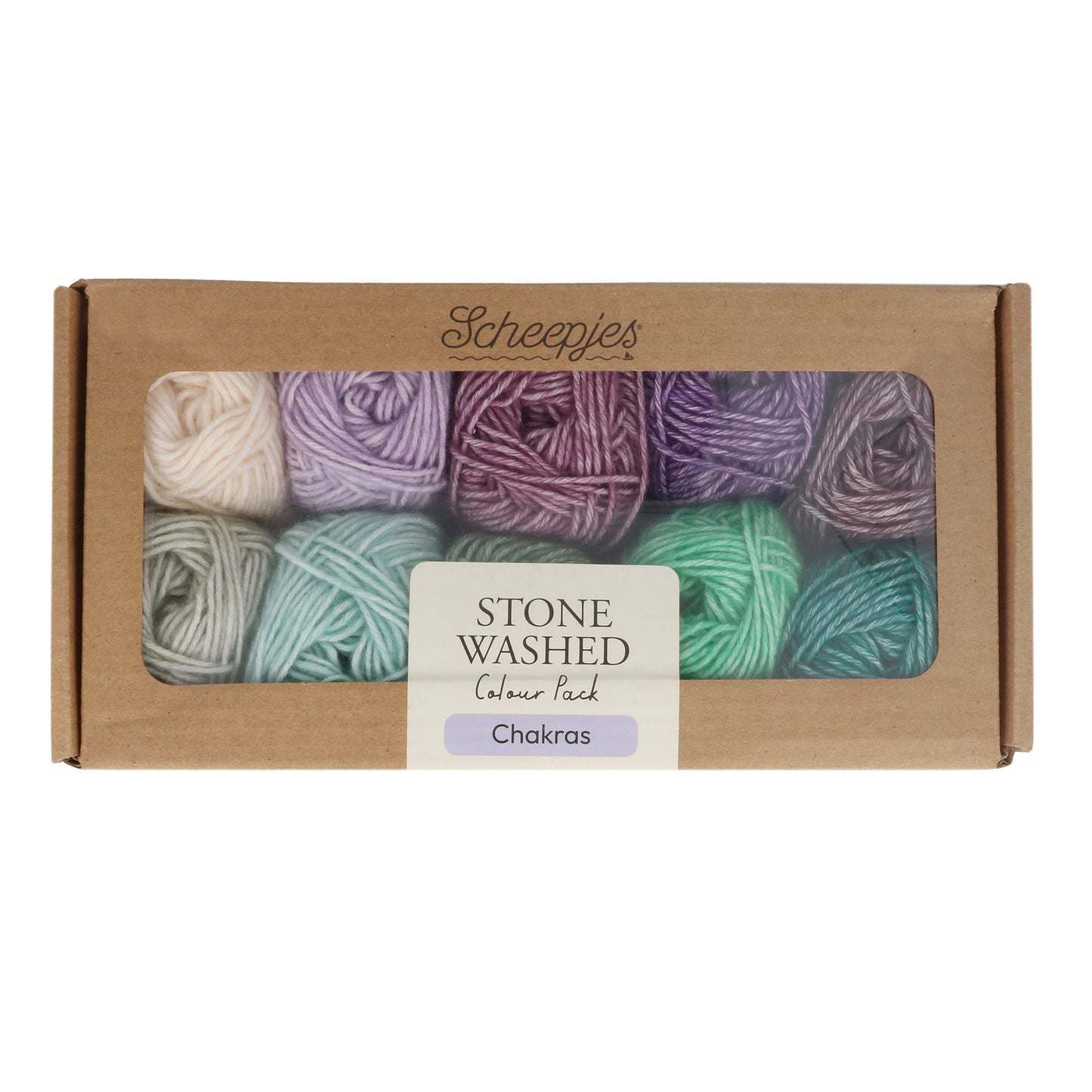 Scheepjes Stone Washed Colour Pack - Chakras