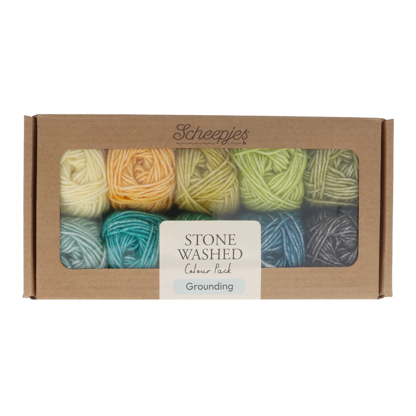 Scheepjes Stone Washed Colour Pack - Grounding