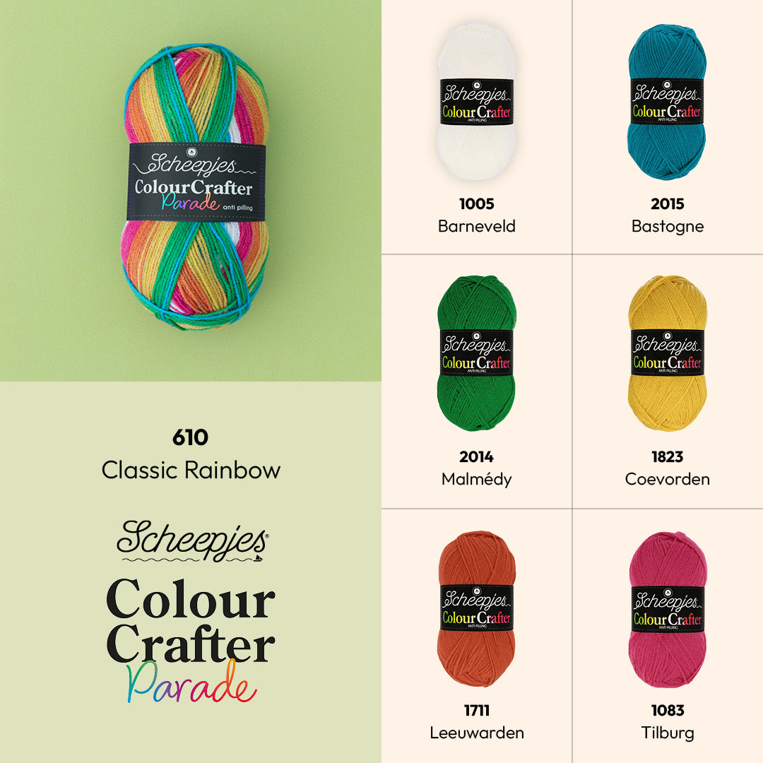 Colour Crafter Parade - 610 Classic Rainbow