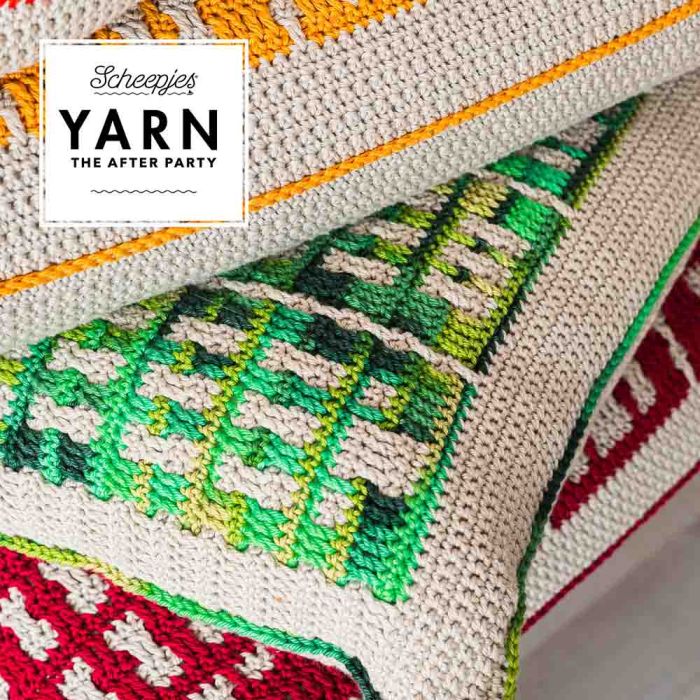 Scheepjes Yarn The After Party no. 58 - Chroma Canal Houses Cushion (booklet) - (Crochet)