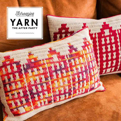 Scheepjes Yarn The After Party no. 58 - Chroma Canal Houses Cushion (booklet) - (Crochet)