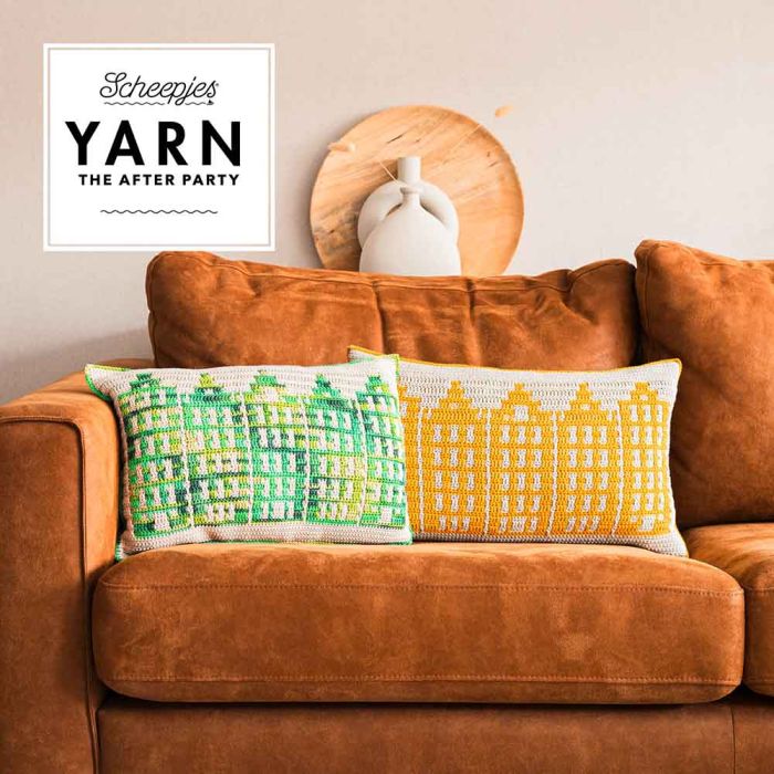 Scheepjes Yarn The After Party no. 58 - Chroma Canal Houses Cushion (booklet) - (Crochet)